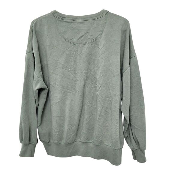 2/$20 H&M Green Crewneck Sweatshirt Top Size: Small - Picture 5 of 7